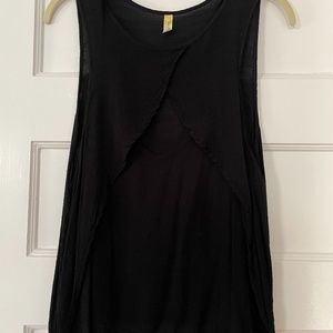 Free People Black Tank